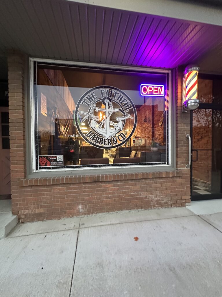 The Faithful Barber & Co barbershop. Barber in Aylmer Ontario.