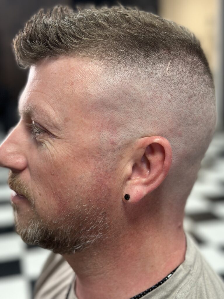 Men's fade performed at The Faithful Barber & Co barbershop. Barber in Aylmer Ontario.